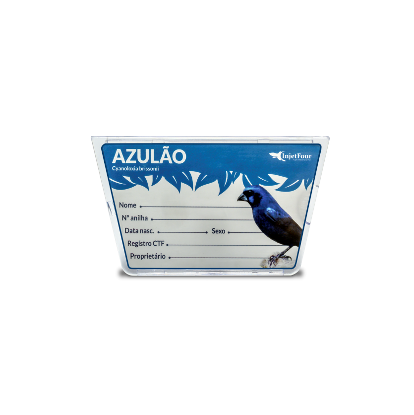 Placa De Identifica&ccedil;&atilde;o Azul&atilde;o 